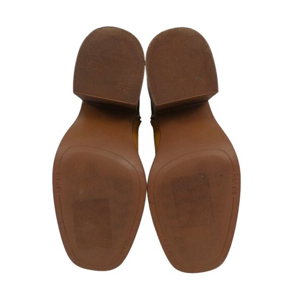 Kensie Klinton Ankle Boots, square toe, side zip stacked heel size 8.5M #1447 - Picture 7 of 8